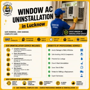 Window AC Uninstallation in Lucknow